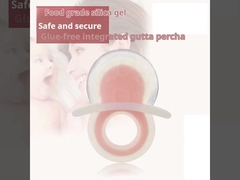 Τροφική ποιότητα χειροποίητο σιλικόνιο οδοντοστοιχείο χταπόδι παιχνίδι 40 γραμμάρια