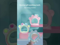 Ευέλικτο αρκούδι πόδι αγελάδα σιλικόνη βρέφος δόντια Μέγεθος παιχνιδιού είναι 8x9 εκατοστά Για τα μωρά και τα παιδιά βάρος είναι 35 γραμμάρια